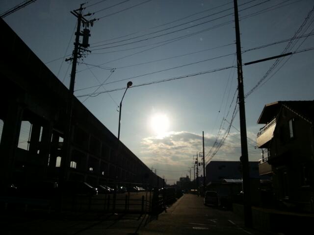 名古屋の空。
